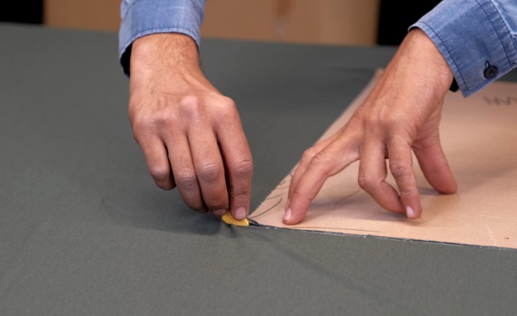 Inspection and marking at fabric intake